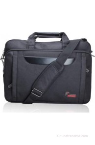 F Gear 15 inch Expandable Laptop Messenger Bag(Black)
